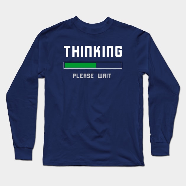 Thinking Geek Introvert T-Shirt Long Sleeve T-Shirt by happinessinatee